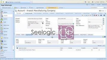 How to edit an Opportunity in SalesLogix Web CRM