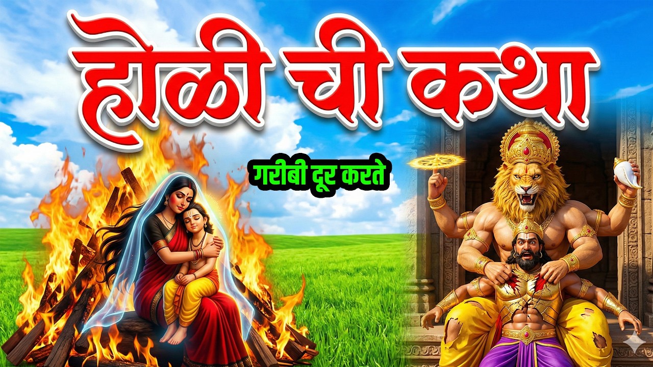 Holika Dahan Story होळी ची कथा ऐकल्यानेच गरीबी आणि कष्ट दूर होतात