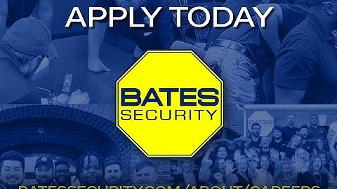 Explore Employment Opportunities with Bates Security