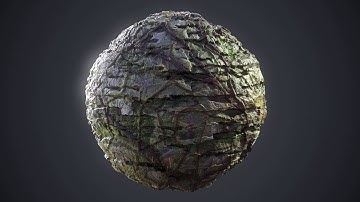 [Designer Material] - Moss+Roots rocks wall.