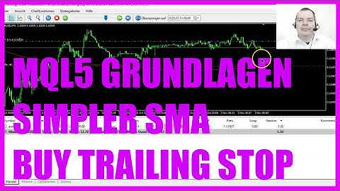 MQL5 TUTORIAL GRUNDLAGEN - 81 Simpler SMA Buy Trailing Stop