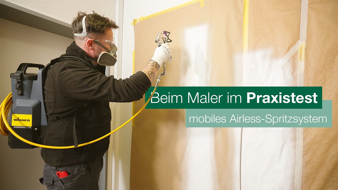 Maler testet das Wagner Spraypack 18V mit Brillux Lack – hält es, was es verspricht?