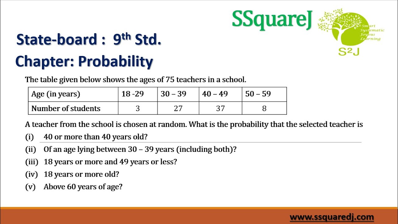 case study based on probability class 9