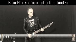 Rammstein Biest instrumental cover with tabs, backing track and lyrics