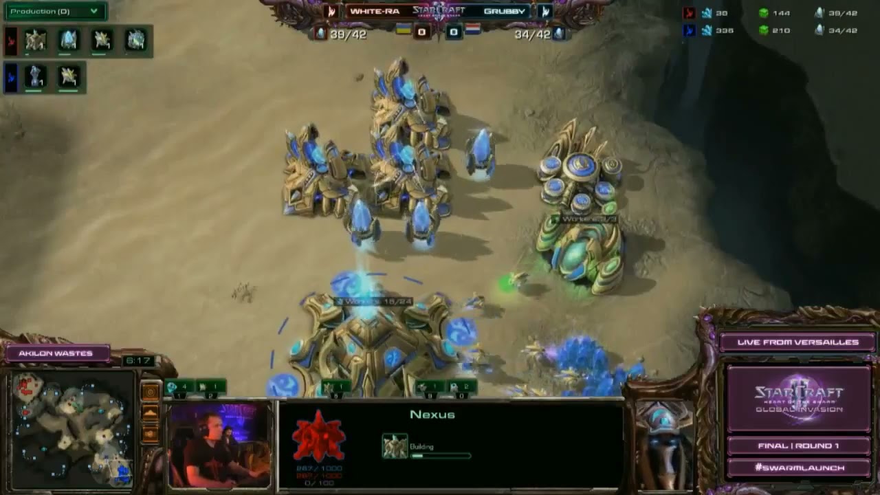Grubby Vs White-Ra - Heart of the Swarm Global Invasion Grand Final!