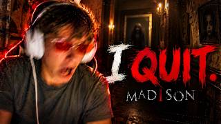 I Played My FIRST Horror Game… and It Made Me QUIT (MADiSON)