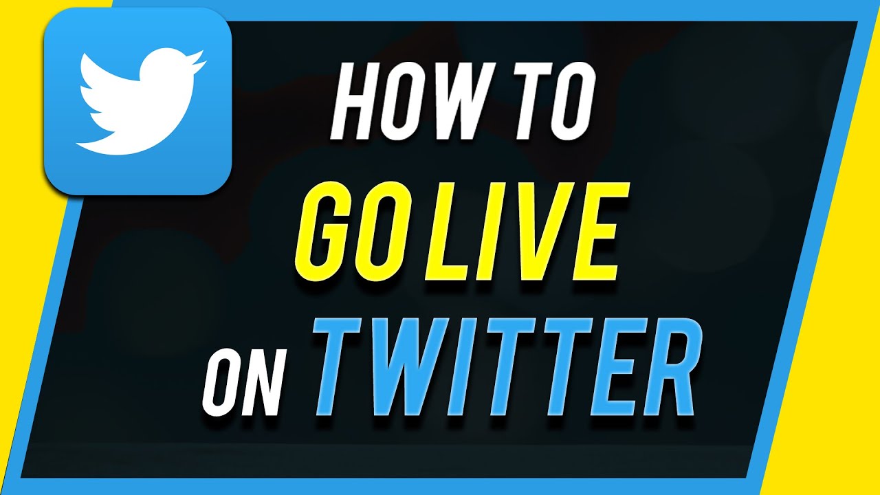 How to Go Live on Twitter - Twitter Live Stream