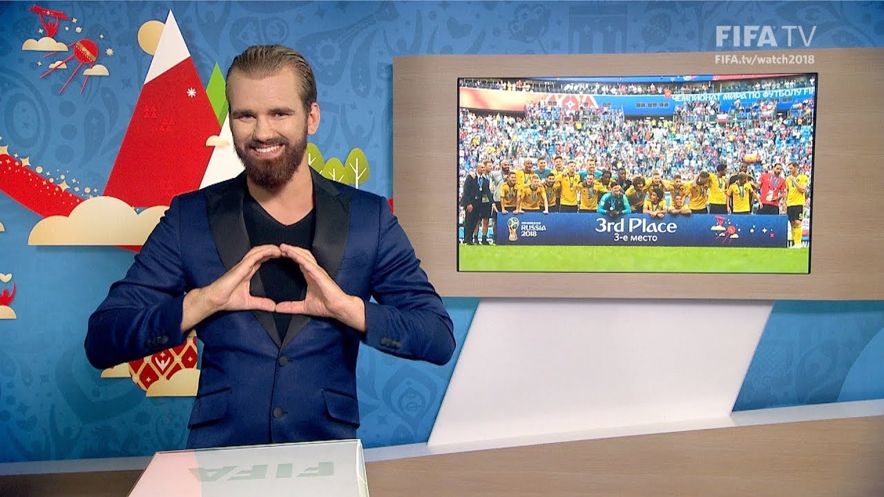 FIFA WC 2018 - BEL vs. ENG – for Deaf and Hard of Hearing - International Sign كرة القدم العاب