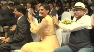 Sonam enjoy Launching Spice Mobile at Taj