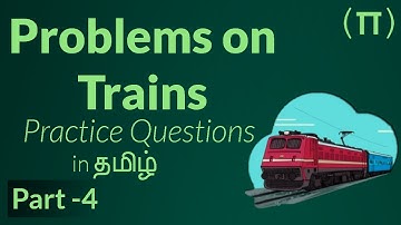 Problems on Trains : Practice Questions | Aptitude Tricks in Tamil | Quantitative Aptitude