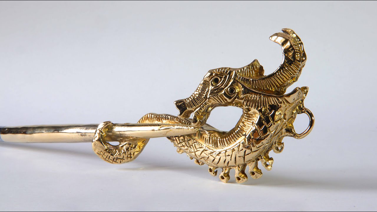 Viking Dragon Eating Picker for Cimbrer Bushcraft. Making a Dragon
