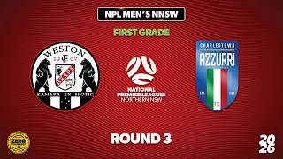 Npl Mens Nnsw First Grade Round 3  Weston Bears V Charlestown Azzurri