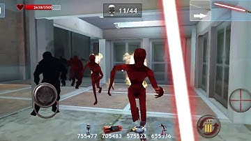 Zombie objective (Attack mission-hard) with melee weapon.