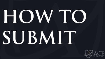 How to Submit - Ace Grading