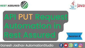 How to automate HTTP PUT request with Rest Assured with Java || Ganesh Jadhav
