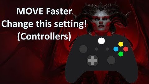 Diablo IV - Move FASTER on Controller - Quick Settings Tip