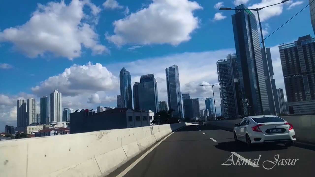 CARVLOG : Driving at Flyover Casablanca from Jl. KH Mas Mansur tto Kota Casablanca Mall