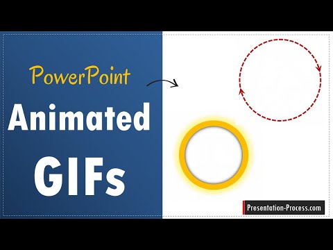 How to create Animated GIF using PPT - YouTube