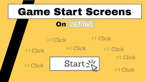 SCRATCH Got Easier: How to Make an Awesome Game Title Screen in Record Time!