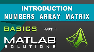 INTRODUCTION - NUMBERS, ARRAY & MATRIX OPERATIONS / MATLAB - ( BASIC - PART 1)