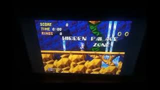 Sonic 2 - Accesing to Hidden Palace Zone in Sega Genesis