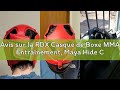 Avis sur la RDX Casque de Boxe MMA Entraînement, Maya Hide Cuir Head Guard, Grille Amovible Muay Tha