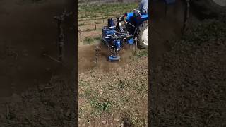 Rotary Tiller For Weeds Between The Rows || Made By Technical Ike Greece || #Shorts