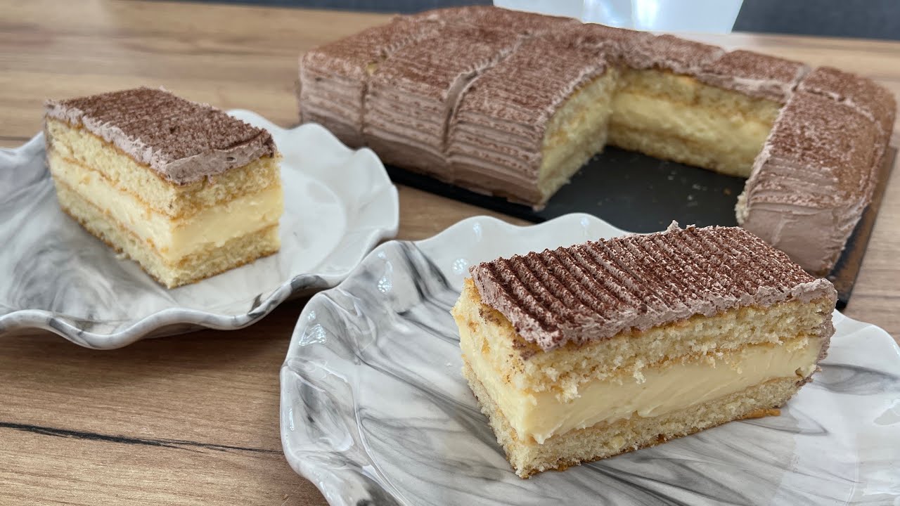 Torte me 3 Vezë dhe  Puding Vanilje e Shijshme Shumë 👌🥰