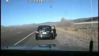 UHP Troopers Dashcam Captures Near Miss Rollover