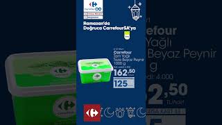 Beyaz peynirden çiçek balına çeşit çeşit Carrefour markalı üründe fırsatlar CarrefourSA'da!