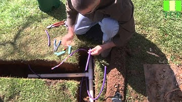 Installing a Hunter I Core 2 wire controller 7/8 Cable joints
