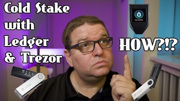 Cold Stake Your ADA with Trezor & Ledger Hardware Wallets