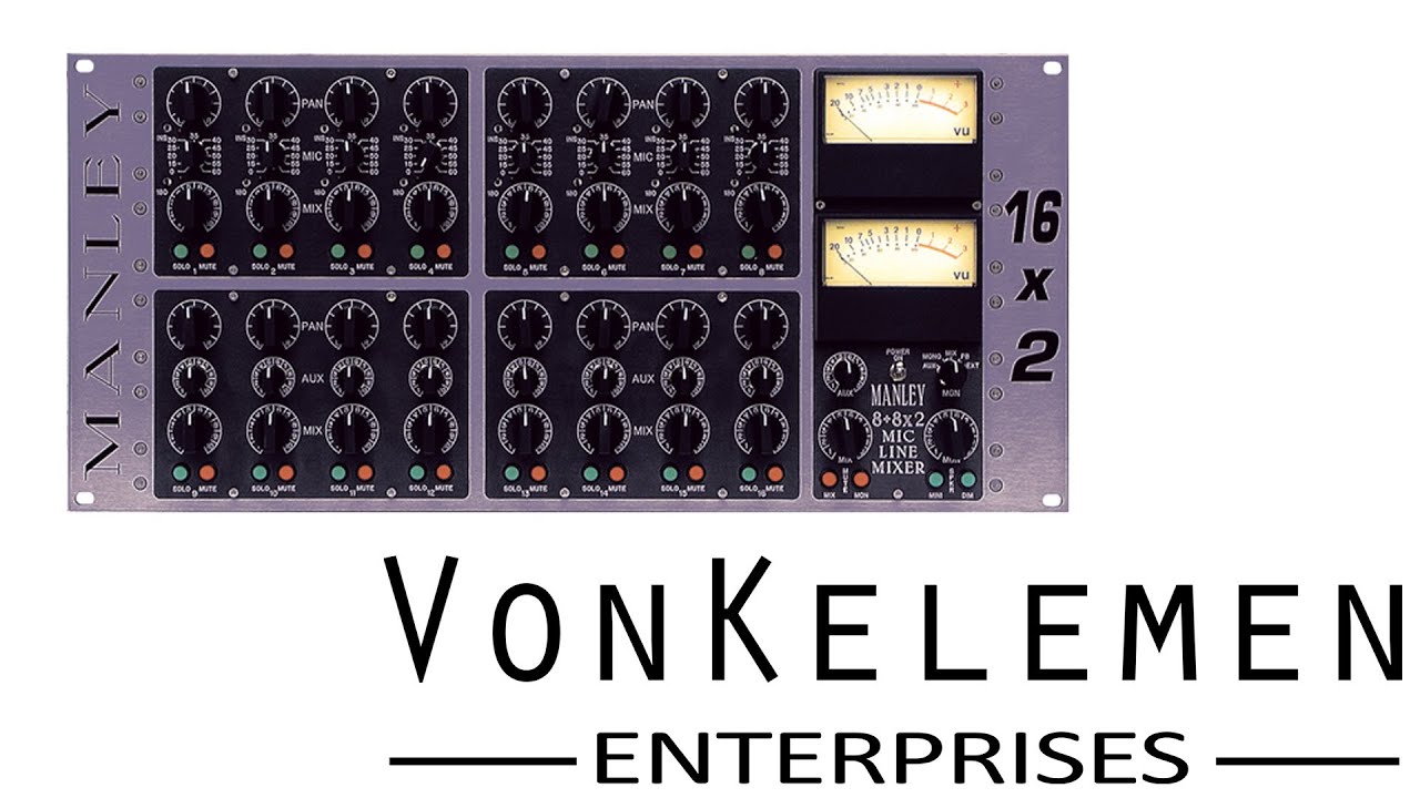 NAMM 2011 - Manley 16x2 - YouTube