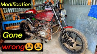 Bajaj Boxer Modification Gone Wrong 😫😫 | Secret Information about bike modification