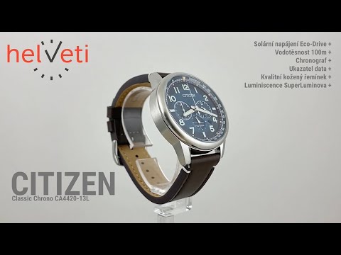 Citizen Classic Chrono CA4420-13L - YouTube