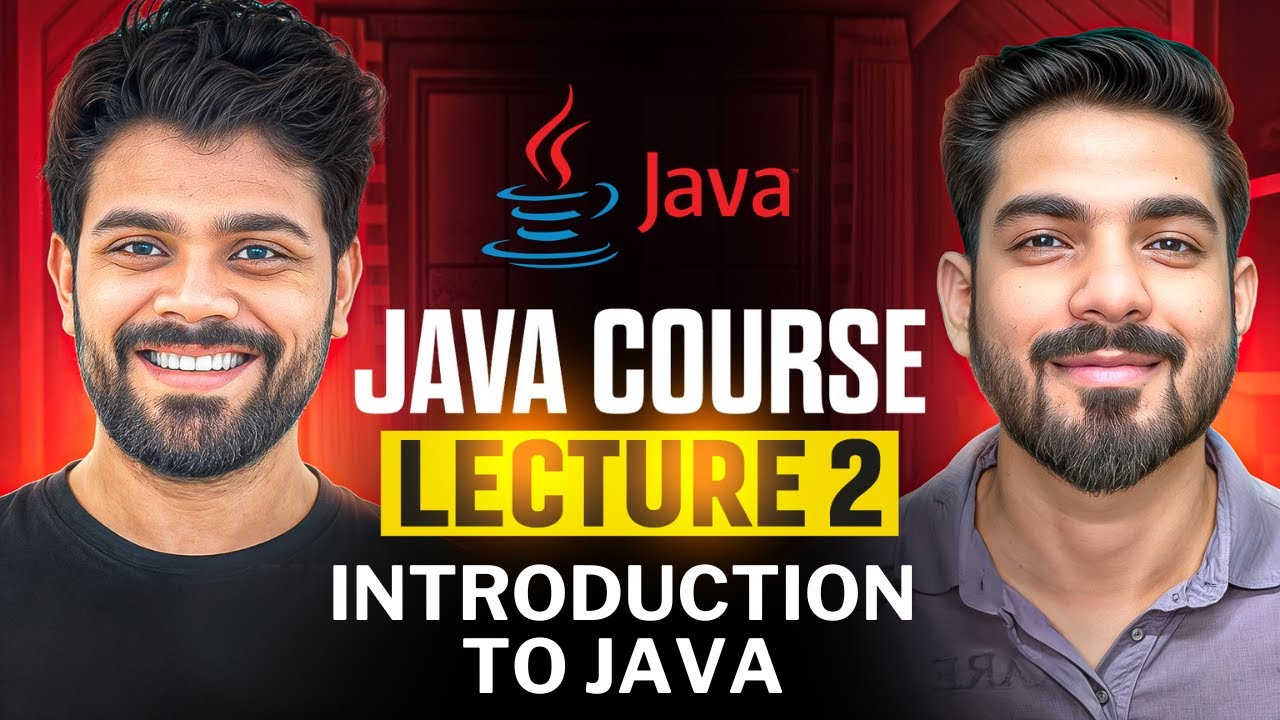 Java Lecture 2 - Introduction to Java - YouTube