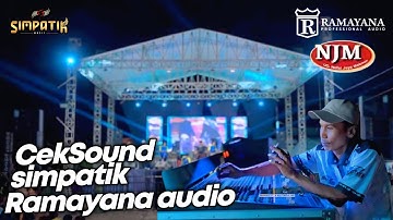CEK SOUND JATUH CINTA SIMPATIK MUSIC - RAMAYANA AUDIO - NJM CERME GRESIK