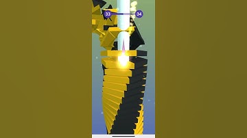 Stack balll level 33 #tranding  #trending #viral #gamergirl #stackball #stackjump #shorts