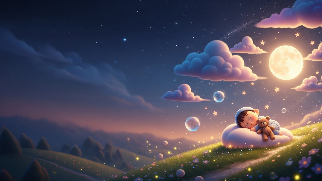 Celestial Lullaby 🌙 Soft Sleep Music for Babies | Gentle Piano & Ambient Sounds