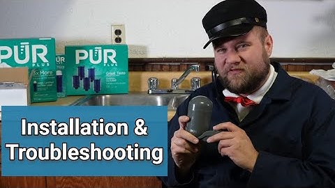 How to Install a Pur Plus Water Filter & Troubleshooting No-Water or Red Light Issues
