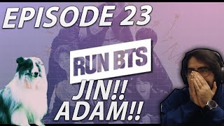 Adam & Jin - BTS Run Episode 23 | Reaction