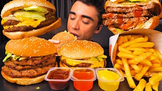 ASMR Mukbang | Burger King Triple Whooper, Big King XXL, French Fries, Eating Sounds 먹방 McBang ASMR