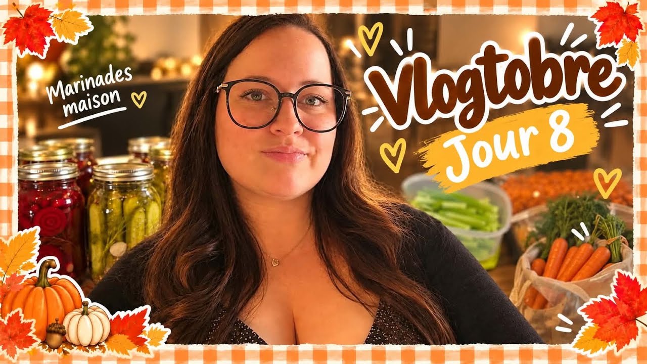 VLOGTOBRE | JOUR 8 : Taste test pizza tomate revisité + Betteraves & cornichons marinées