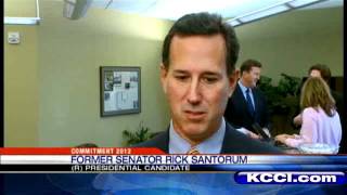 Santorum Visits All 99 Iowa Counties