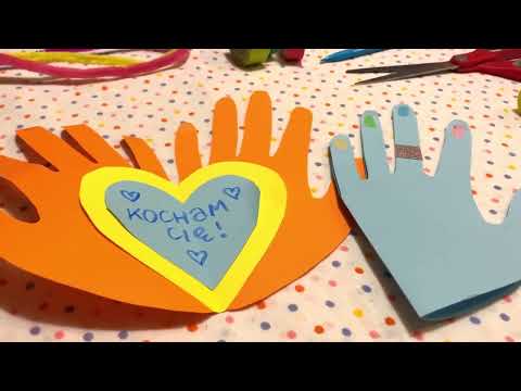 Laurka dla mamy - serce na dłoni na Dzień Matki