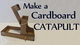 How to Make a Cardboard Catapult Support Will: http://www.stormthecastle.com/support.htm This is a tutorial on how to make a catapult out of cardboard. You need