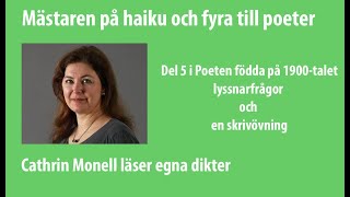 Poddtrailer för avsnitt 48 i Poetpodden: ”Mästaren på haiku och fyra till poeter”