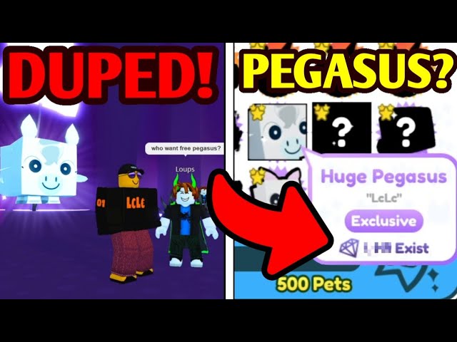 BIG Games on X: Introducing.. Pet Simulator X #NFTs! It's a cool  technology so we wanted to try it out on Roblox! To kick it off, we just  dropped HUGE Pegasus Pets!