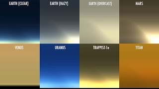 Simulated Sunsets on Other Worlds