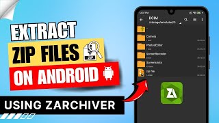How To Extract Zip, Zo1 File Android Z-Archiver Any File Extract Z-Archiver Lodhi Playz